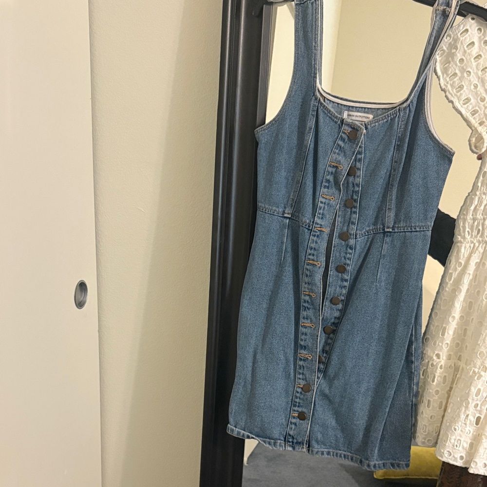 Urban Outfitters Denim Button-Down Dress